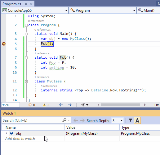 Tracking an object whose reference goes out-of-scope