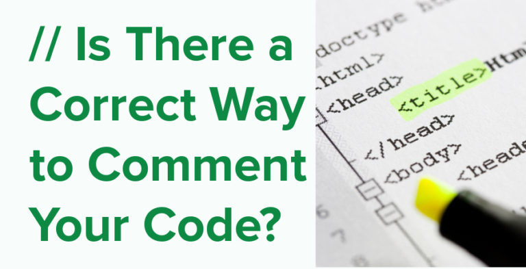 Is There a Correct Way to Comment Your Code? - NDepend Blog